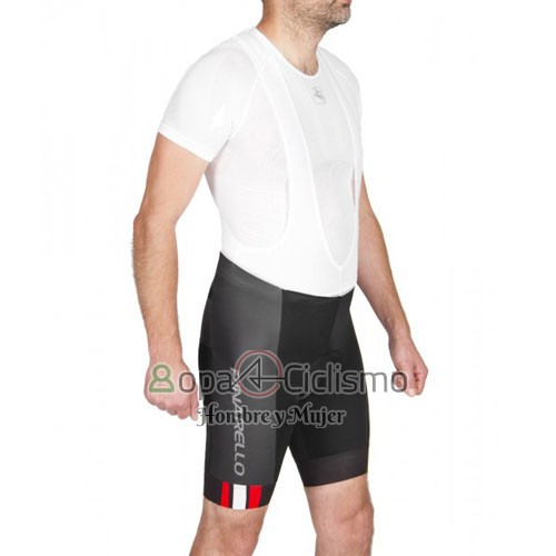 Pinarello Ropa Ciclismo Culotte Corto 2016 Hombre Mangas Cortas Rojo y Negro