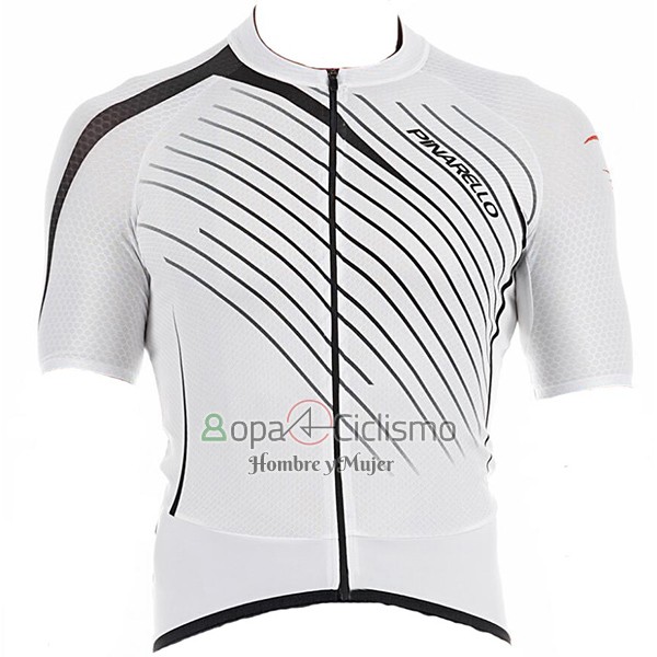 Pinarello Ropa Ciclismo Culotte Corto 2017 Hombre Mangas Cortas Blanco