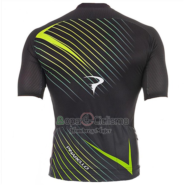 Pinarello Ropa Ciclismo Culotte Corto 2017 Hombre Mangas Cortas Negro