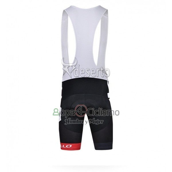 Pinarello Ropa Ciclismo Culotte Corto 2018 Hombre Mangas Cortas Blanco Rojo