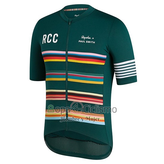 Paul Smith Rapha Ropa Ciclismo Culotte Corto 2019 Hombre Mangas Cortas Verde