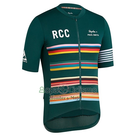 Paul Smith Rapha Ropa Ciclismo Culotte Corto 2019 Hombre Mangas Cortas Verde