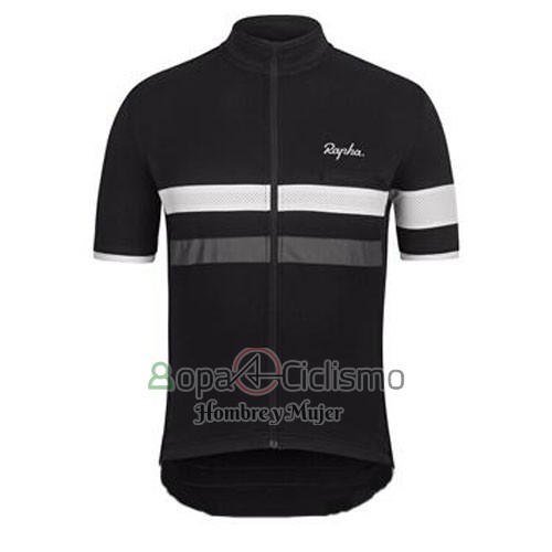 Rapha Ropa Ciclismo Culotte Corto 2015 Hombre Mangas Cortas Negro y Blanco