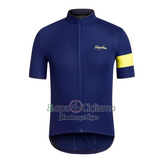 Rapha Ropa Ciclismo Culotte Corto 2016 Hombre Mangas Cortas Azul y Negro