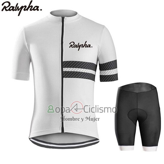 Rapha Ropa Ciclismo Culotte Corto 2019 Hombre Mangas Cortas Blanco Negro