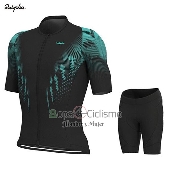 Rapha Ropa Ciclismo Culotte Corto 2019 Hombre Mangas Cortas Negro Verde