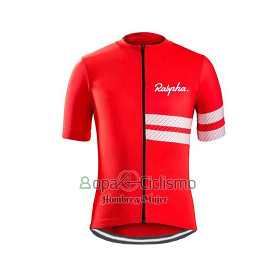 Rapha Ropa Ciclismo Culotte Corto 2019 Hombre Mangas Cortas Rojo Blanco