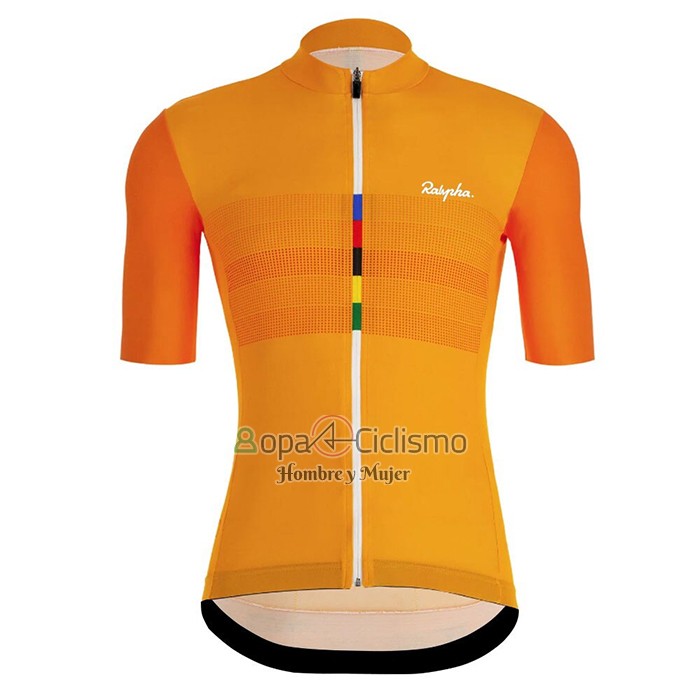 Rapha Ropa Ciclismo Culotte Corto 2020 Hombre Mangas Cortas Naranja