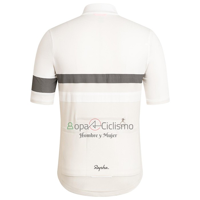 Rapha Ropa Ciclismo Culotte Corto 2021 Hombre Mangas Cortas Blanco