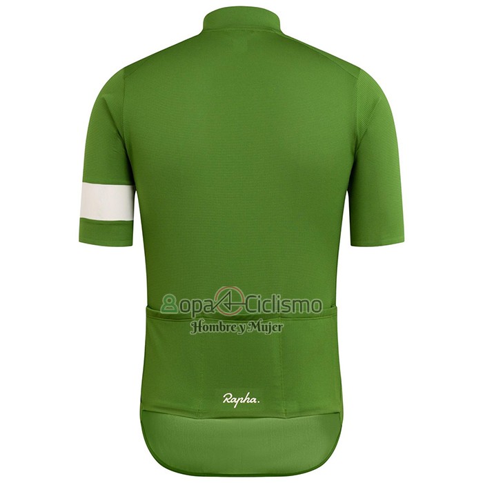 Rapha Ropa Ciclismo Culotte Corto 2021 Hombre Mangas Cortas Verde