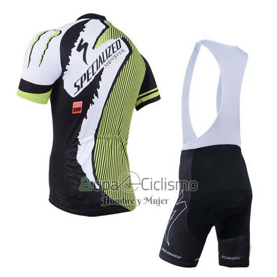 Specialized Ropa Ciclismo Culotte Corto 2014 Hombre Mangas Cortas Negro y Verde