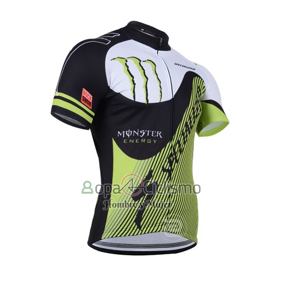 Specialized Ropa Ciclismo Culotte Corto 2014 Hombre Mangas Cortas Negro y Verde