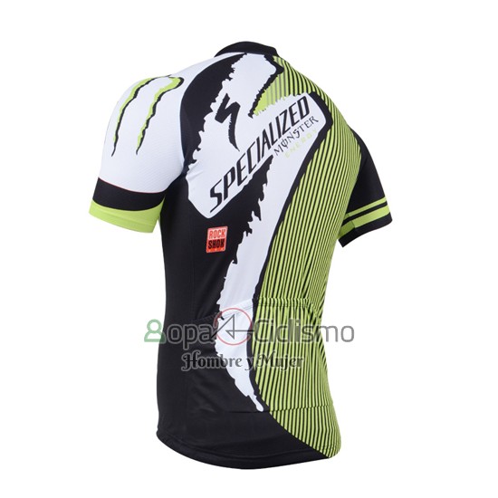 Specialized Ropa Ciclismo Culotte Corto 2014 Hombre Mangas Cortas Negro y Verde