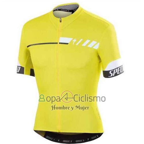 Specialized Ropa Ciclismo Culotte Corto 2015 Hombre Mangas Cortas Brillante AMarillo