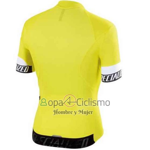 Specialized Ropa Ciclismo Culotte Corto 2015 Hombre Mangas Cortas Brillante AMarillo