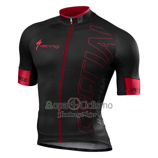 Specialized Ropa Ciclismo Culotte Corto 2016 Hombre Mangas Cortas APagado Rojo y Negro