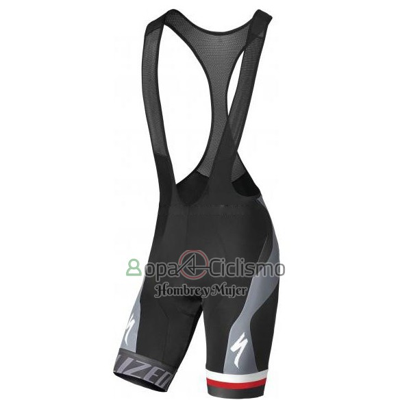 Specialized Ropa Ciclismo Culotte Corto 2016 Hombre Mangas Cortas APagado Rojo y Negro