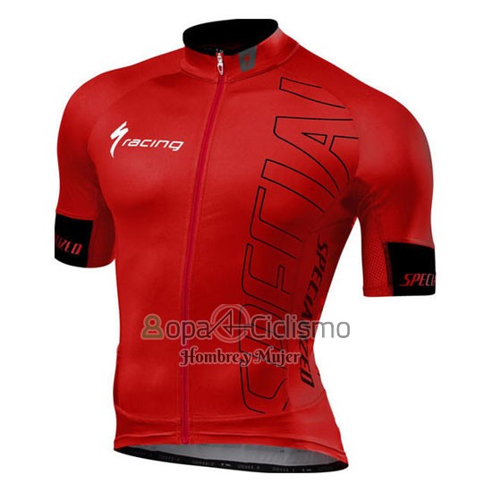 Specialized Ropa Ciclismo Culotte Corto 2016 Hombre Mangas Cortas Brillante Rojo y Negro
