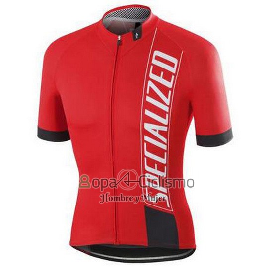 Specialized Ropa Ciclismo Culotte Corto 2016 Hombre Mangas Cortas Rojo Blanco Negro