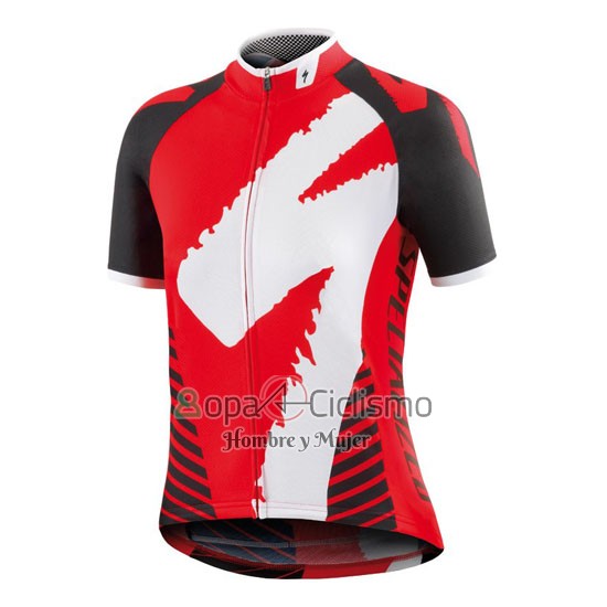 Specialized Ropa Ciclismo Culotte Corto 2016 Hombre Mangas Cortas Rojo y Negro