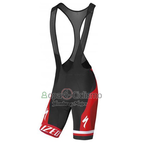 Specialized Ropa Ciclismo Culotte Corto 2016 Hombre Mangas Cortas Rojo y Negro