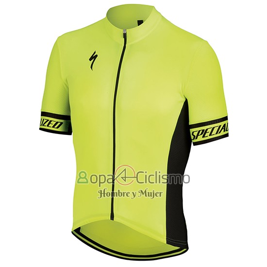 Specialized Ropa Ciclismo Culotte Corto 2018 Hombre Mangas Cortas AMarillo Negro