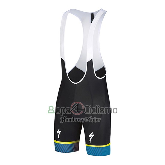 Specialized Ropa Ciclismo Culotte Corto 2018 Hombre Mangas Cortas Azul AMarillo Blanco