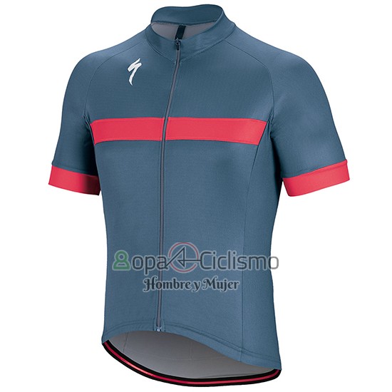 Specialized Ropa Ciclismo Culotte Corto 2018 Hombre Mangas Cortas Gris Rosa Blanco