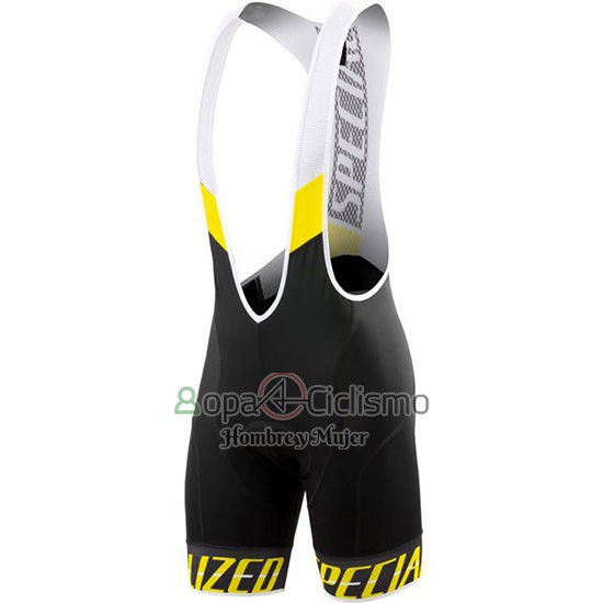 Specialized Ropa Ciclismo Culotte Corto 2018 Hombre Mangas Cortas Negro AMarillo Blanco
