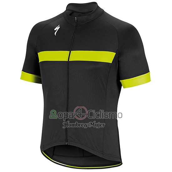 Specialized Ropa Ciclismo Culotte Corto 2018 Hombre Mangas Cortas Negro Blanco AMarillo