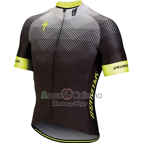 Specialized Ropa Ciclismo Culotte Corto 2018 Hombre Mangas Cortas Negro Gris AMarillo