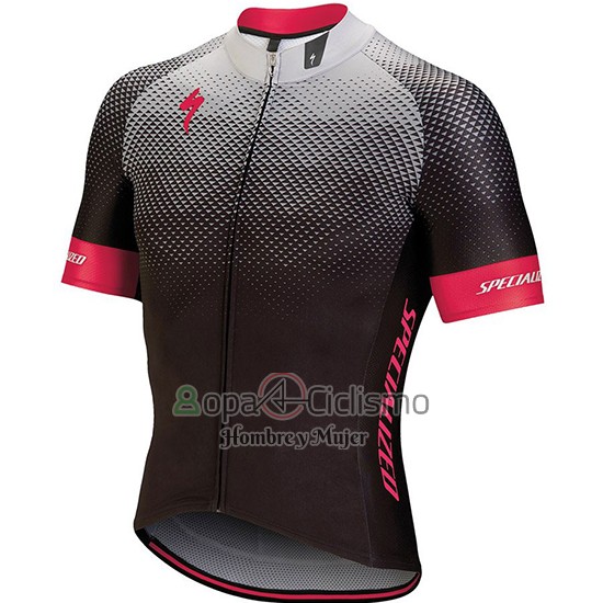Specialized Ropa Ciclismo Culotte Corto 2018 Hombre Mangas Cortas Negro Gris Rosa