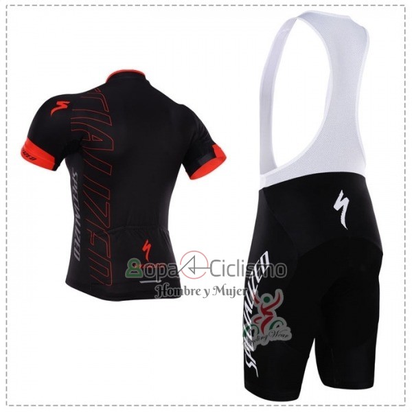 Specialized Ropa Ciclismo Culotte Corto 2018 Hombre Mangas Cortas Negro Rojo