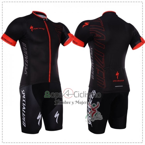 Specialized Ropa Ciclismo Culotte Corto 2018 Hombre Mangas Cortas Negro Rojo