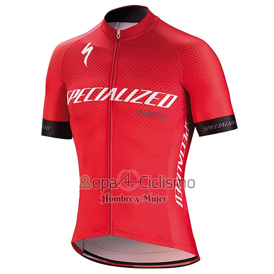 Specialized Ropa Ciclismo Culotte Corto 2018 Hombre Mangas Cortas Rojo Blanco Negro