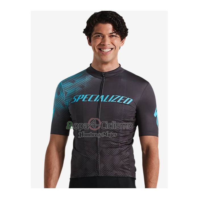 Specialized Ropa Ciclismo Culotte Corto 2021 Hombre Mangas Cortas Azul Negro