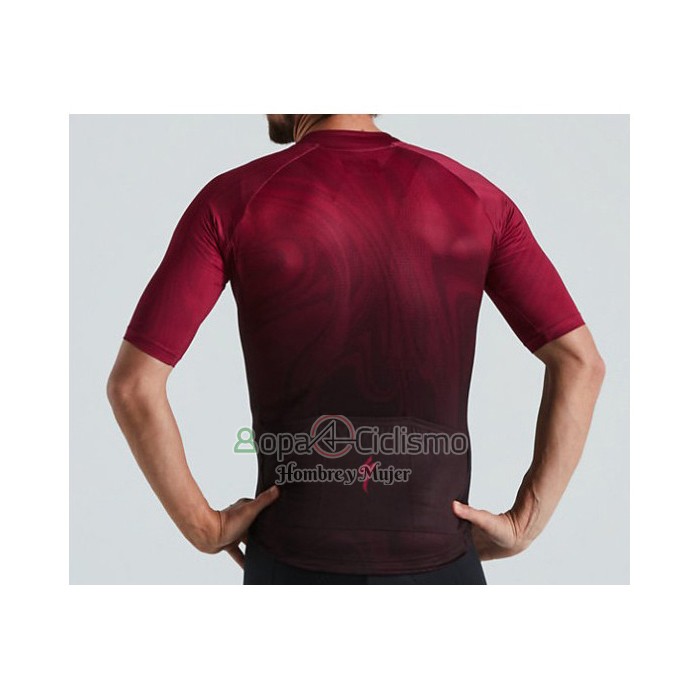 Specialized Ropa Ciclismo Culotte Corto 2021 Hombre Mangas Cortas Negro Rojo