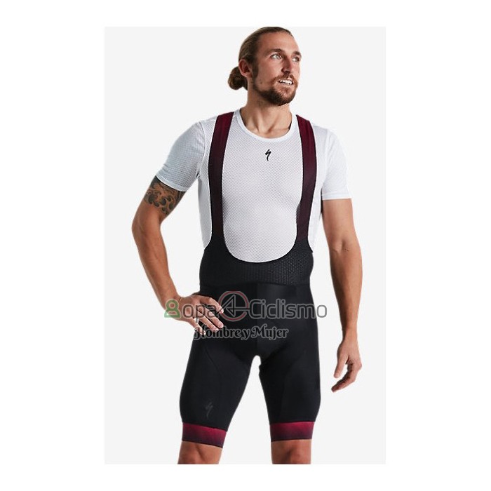 Specialized Ropa Ciclismo Culotte Corto 2021 Hombre Mangas Cortas Negro Rojo