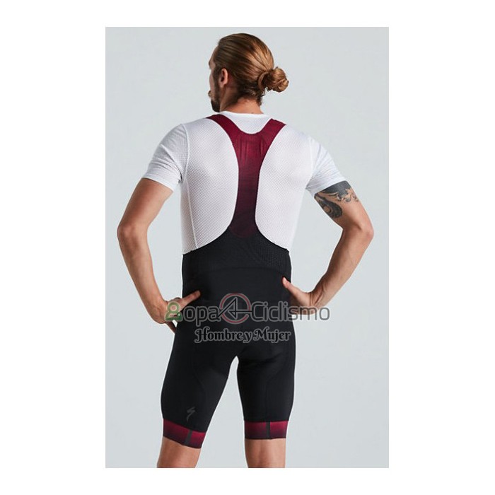 Specialized Ropa Ciclismo Culotte Corto 2021 Hombre Mangas Cortas Negro Rojo