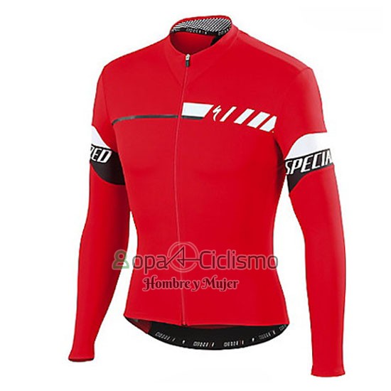 Specialized Ropa Ciclismo Culotte Largo 2015 Hombre Mangas Largas Profundo Rojo