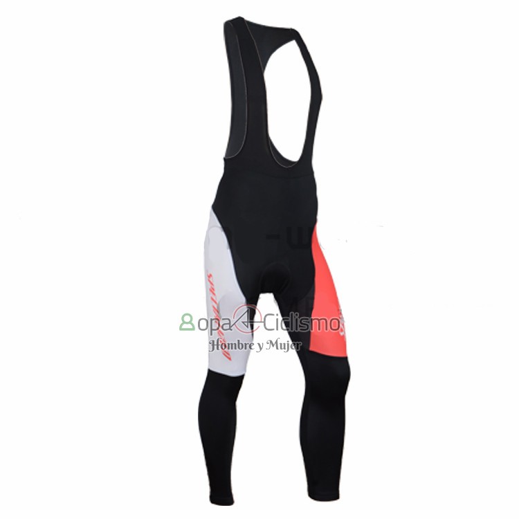 Specialized Ropa Ciclismo Culotte Largo 2016 Hombre Mangas Largas Negro y Naranja