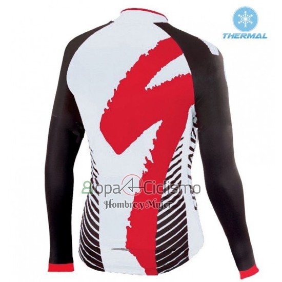 Specialized Ropa Ciclismo Culotte Largo 2016 Hombre Mangas Largas Rojo y Blanco