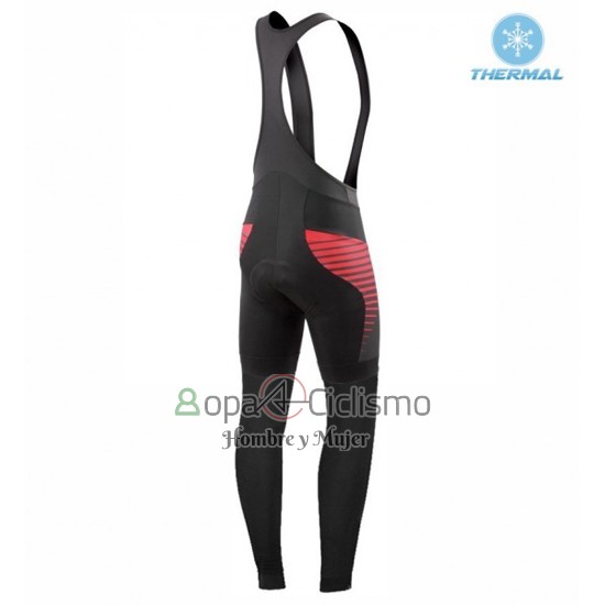 Specialized Ropa Ciclismo Culotte Largo 2016 Hombre Mangas Largas Rojo y Blanco