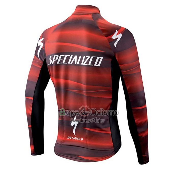 Specialized Ropa Ciclismo Culotte Largo 2021 Hombre Mangas Largas Rojo