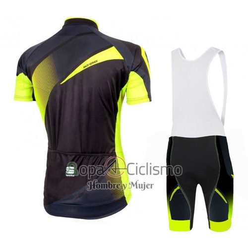 Sportful Ropa Ciclismo Culotte Corto 2016 Hombre Mangas Cortas AMarillo y Negro
