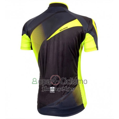 Sportful Ropa Ciclismo Culotte Corto 2016 Hombre Mangas Cortas AMarillo y Negro