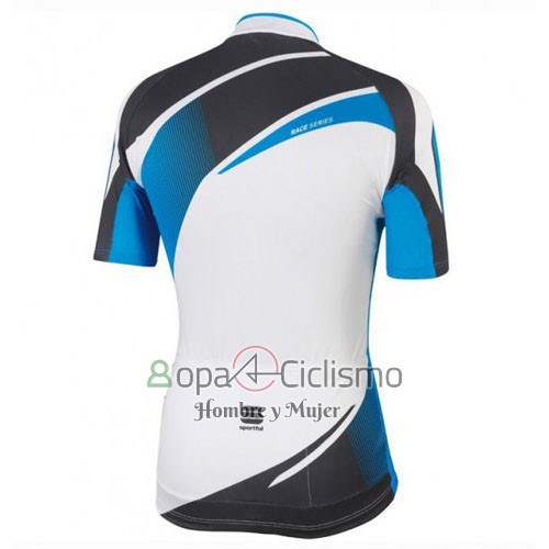 Sportful Ropa Ciclismo Culotte Corto 2016 Hombre Mangas Cortas Blanco y Azul