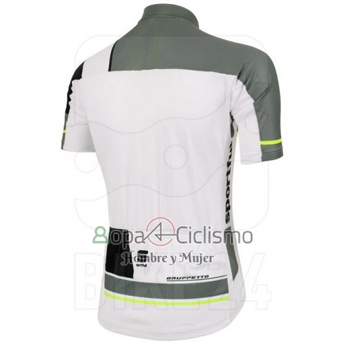 Sportful Ropa Ciclismo Culotte Corto 2016 Hombre Mangas Cortas Blanco y Gris