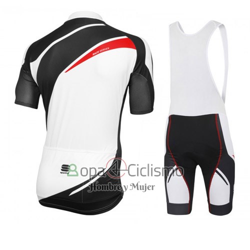 Sportful Ropa Ciclismo Culotte Corto 2016 Hombre Mangas Cortas Blanco y Negro
