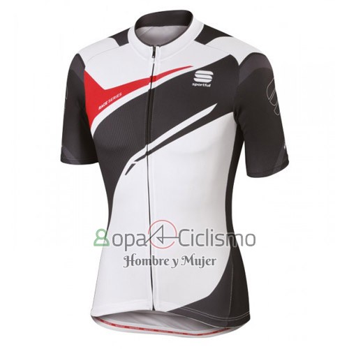 Sportful Ropa Ciclismo Culotte Corto 2016 Hombre Mangas Cortas Blanco y Negro